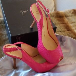 Giuseppe Zanotti snake skin pump